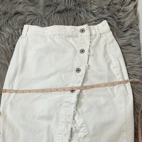 ZARA WHITE SKIRT SIZE S - Picture 8 of 13